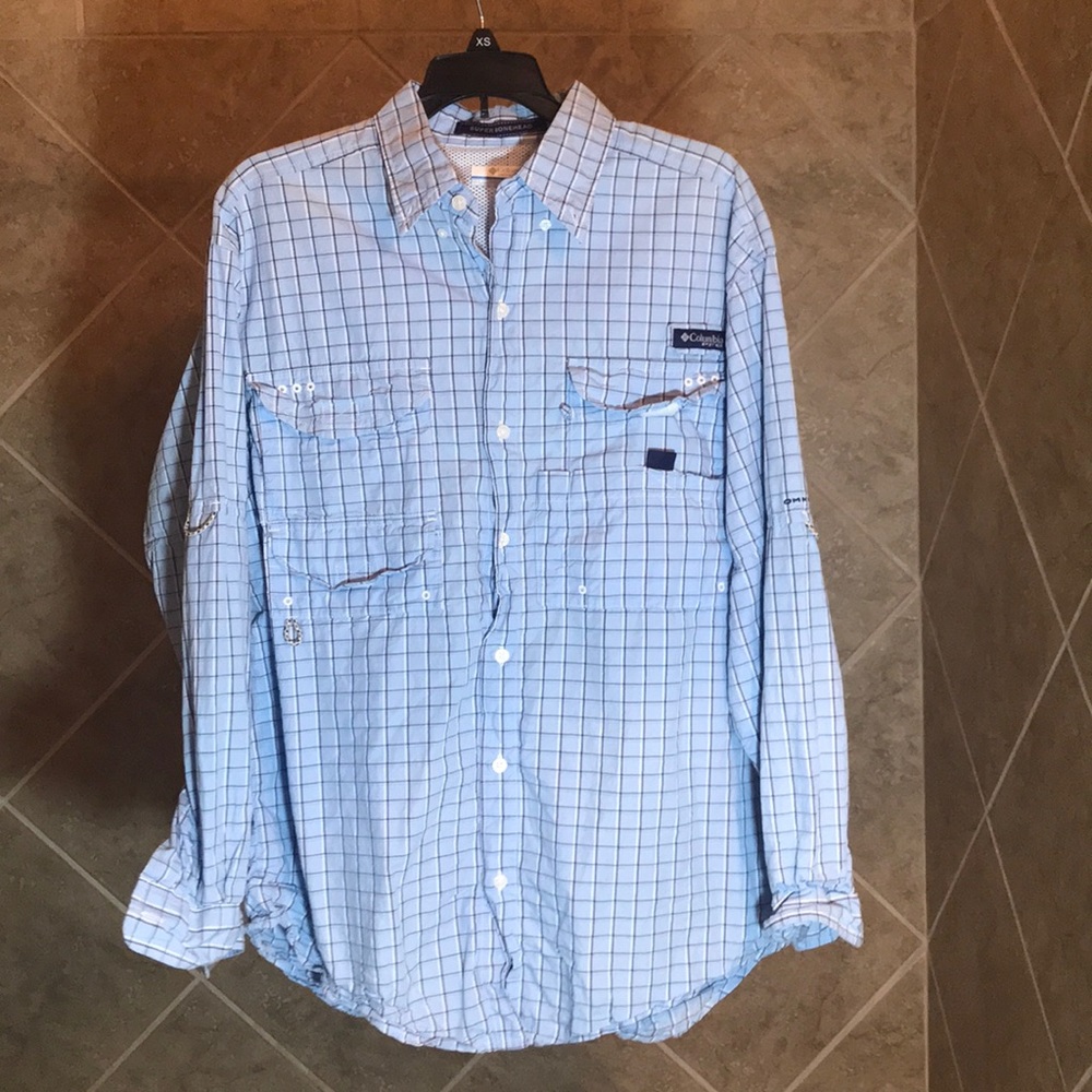 Columbia Men’s PFG Shirt. Size Small